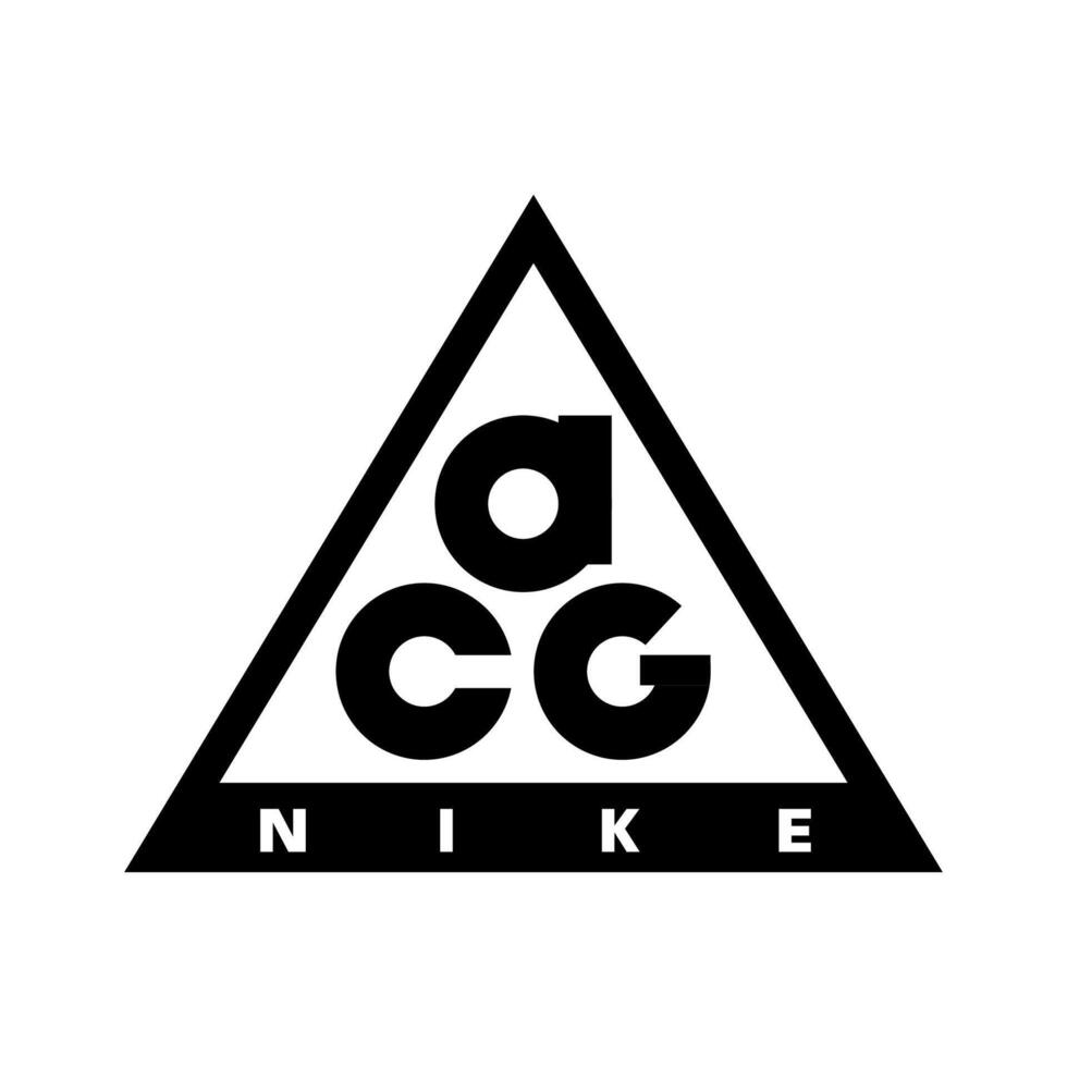 Nike ACG logo icon vector