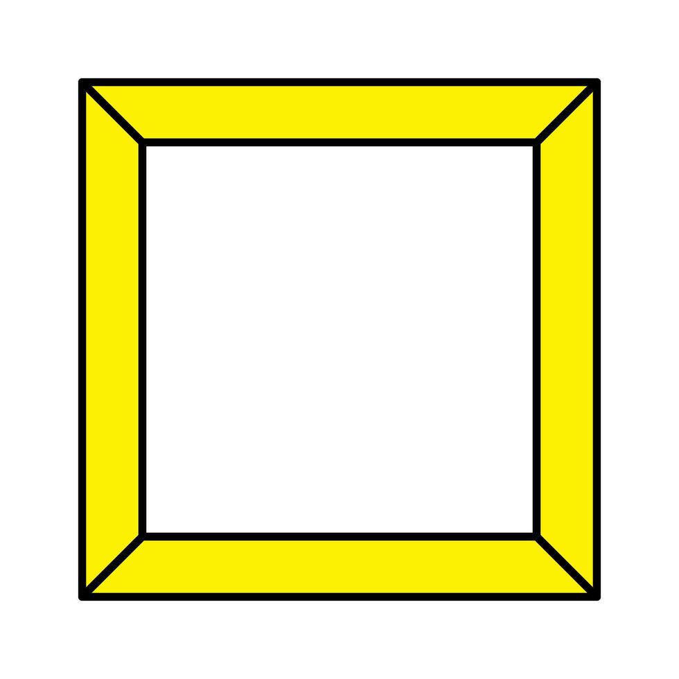 Elegant and simple frame with no text vector