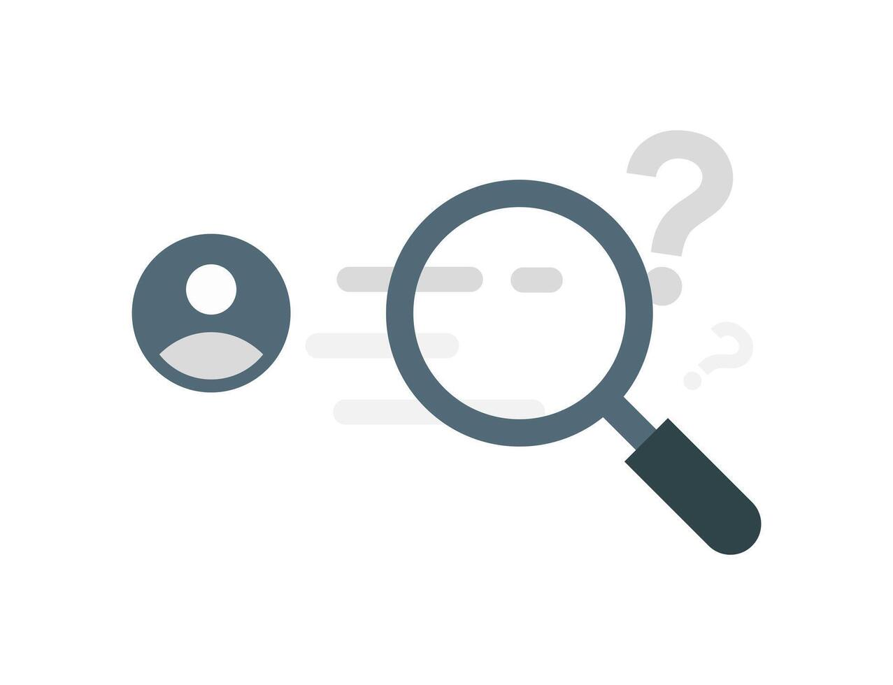 username not found, incorrect or not registered concept vector