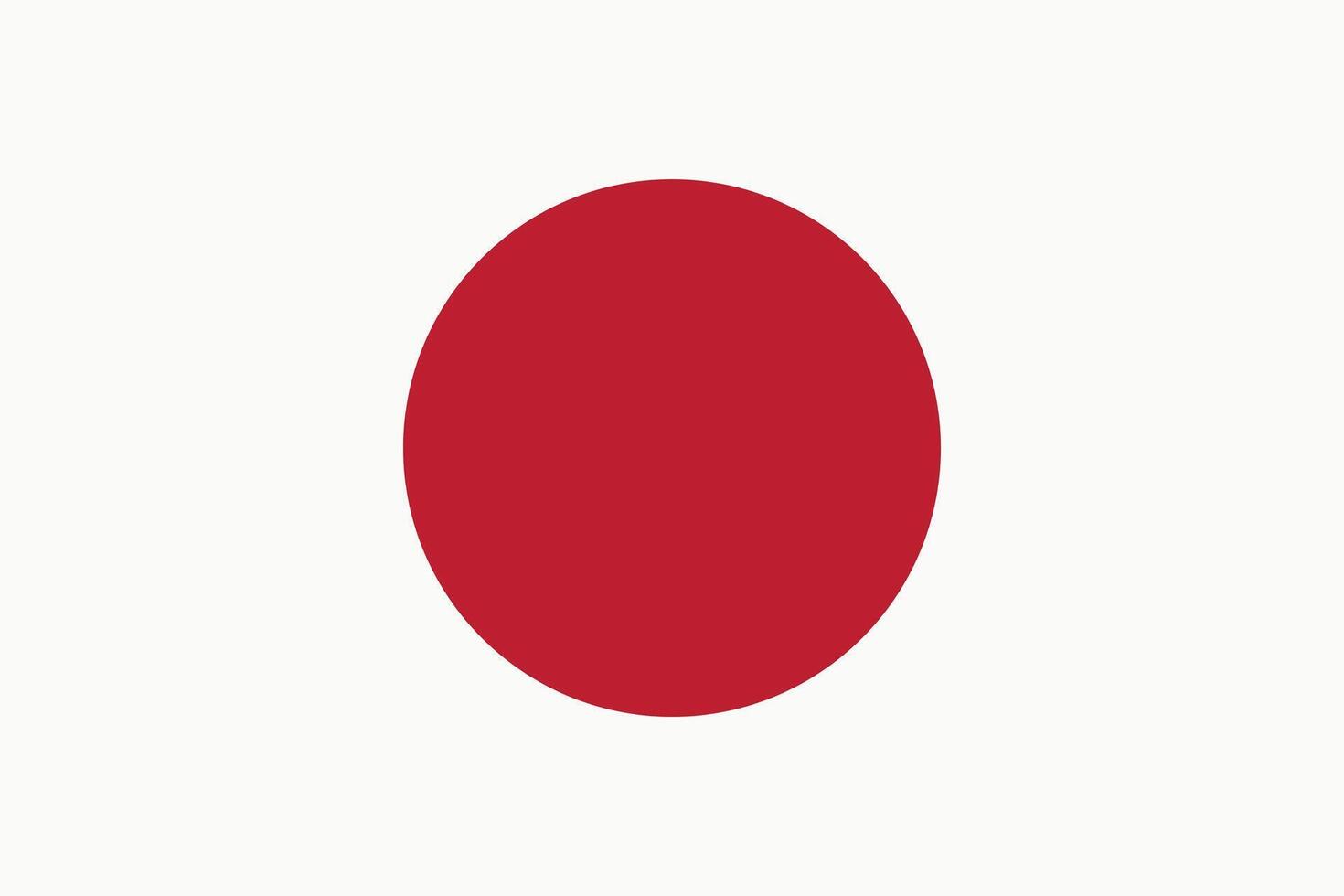 Japan National Flag stock image. vector