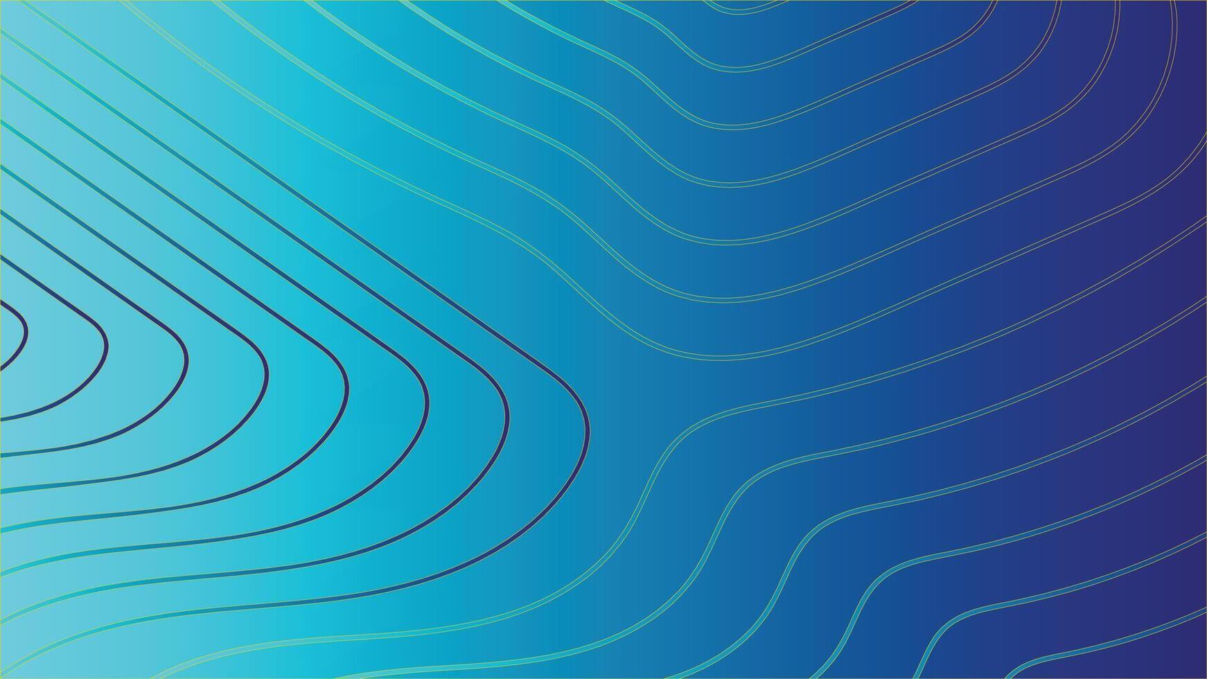 Abstract Blue and Purple Geometric Background With Wavy Line Patterns vector