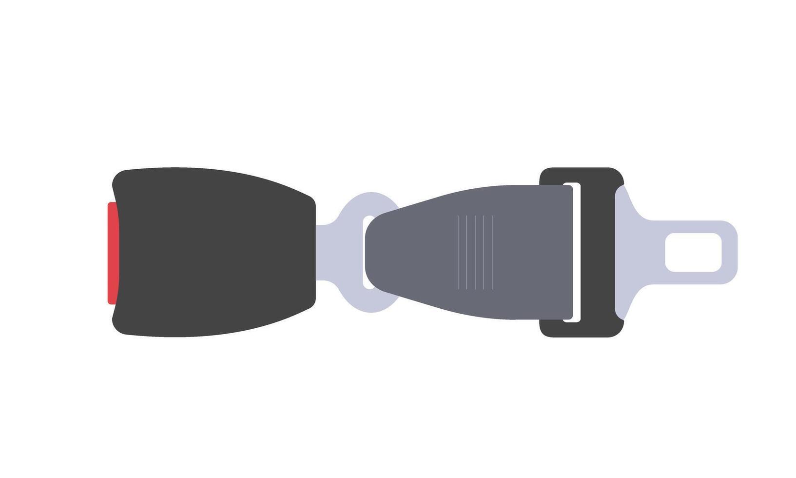 Fasten seat belt icon. Extension for car seat. Auto and transportation safety illustration for infographic and web vector