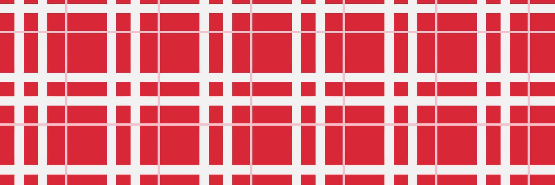 Checkered Tablecloth red and white seamless background. Italian Picnic Plaid vector