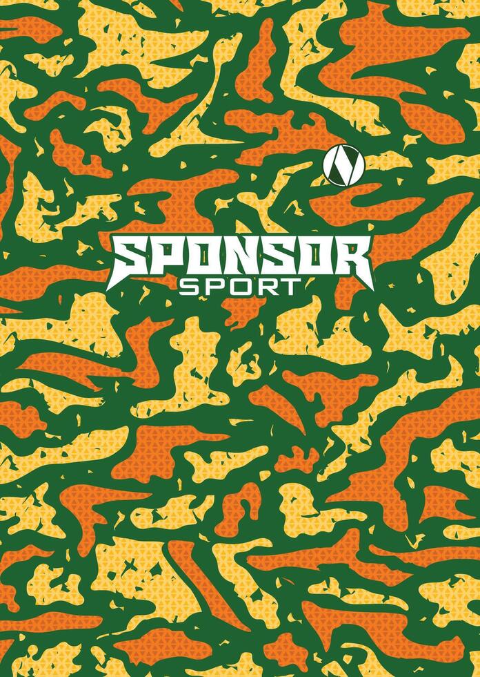Colorful camouflage pattern design vector