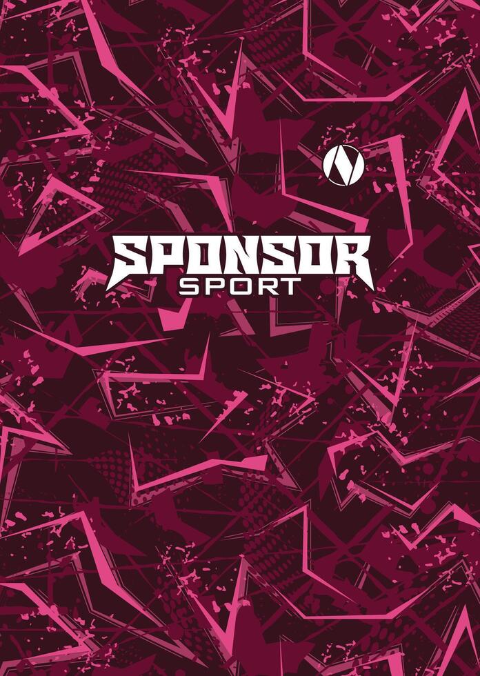Sponsor Sport logo on a stylish background vector