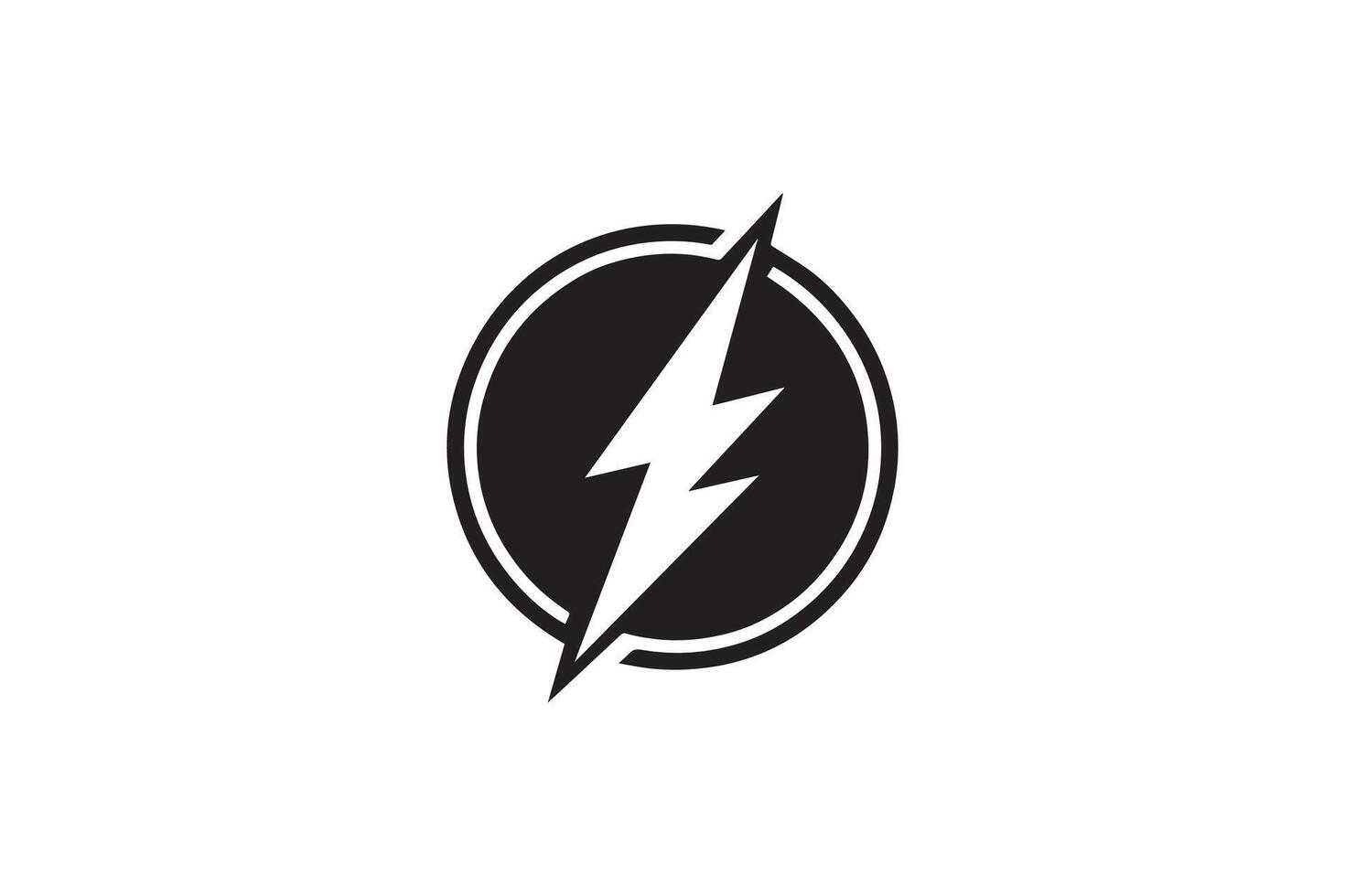 The flash logo is shown in black and white vector