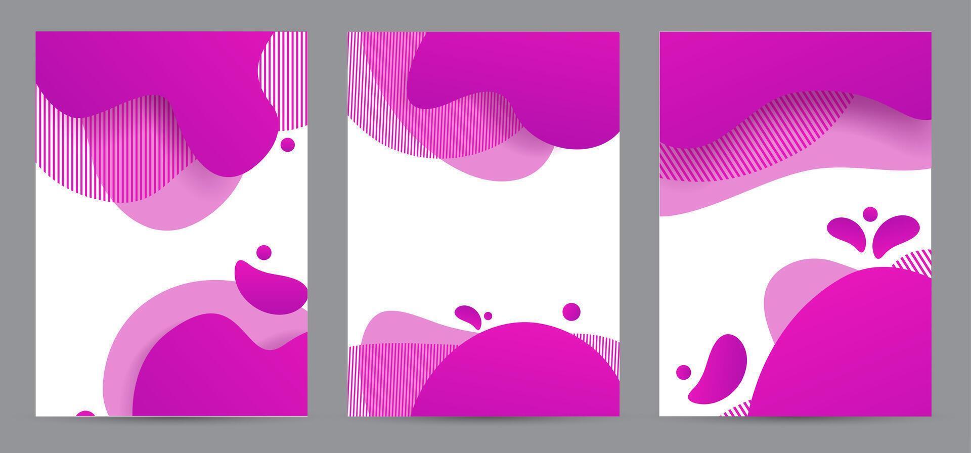 Amoeba funky design. Creative for poster, web, landing, page, cover, ad, greeting, card, social media, promotion. vector