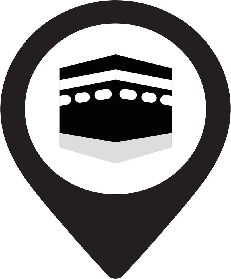 Qibla Compass Icon vector