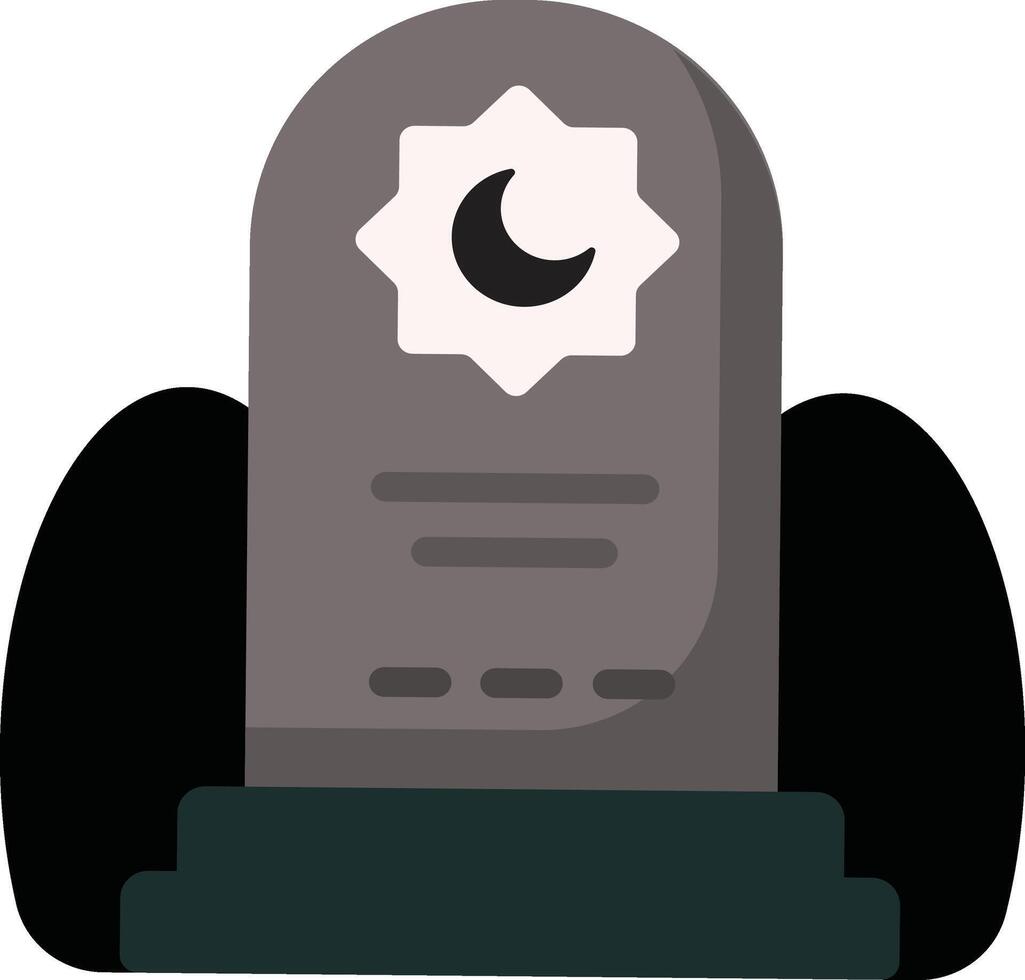 Cemetery Icon with Representing vector