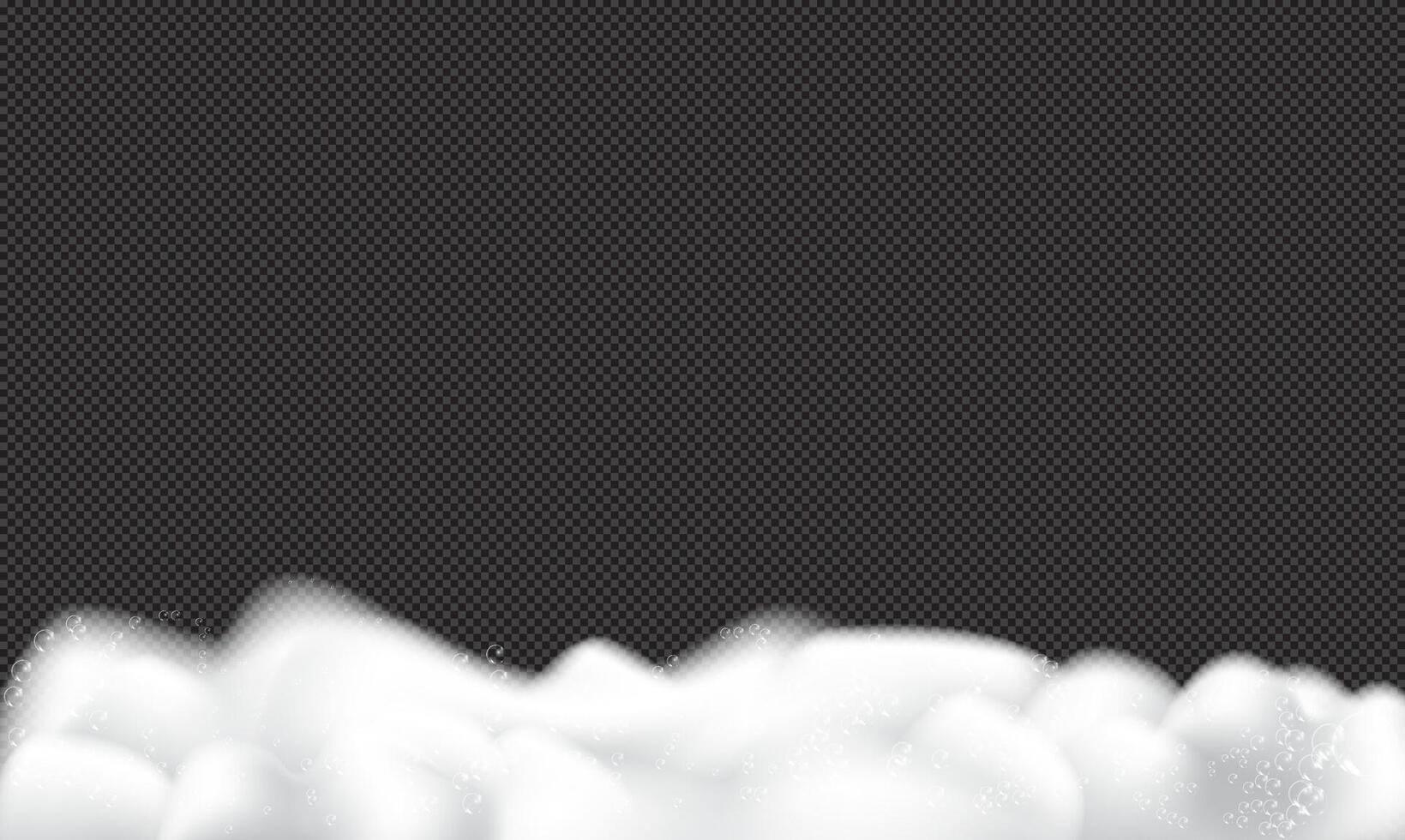 Soap foam lather illustration. vector