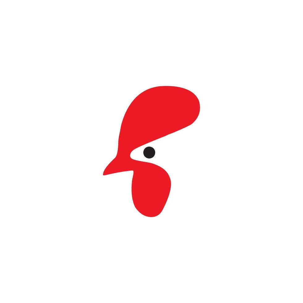 Chicken logo icon design template vector