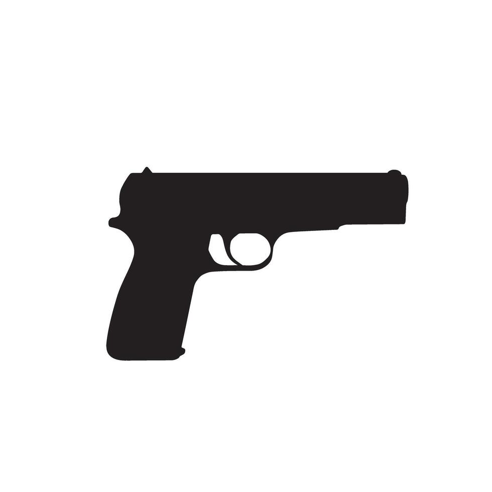 gun icon or logo isolated sign symbol vector