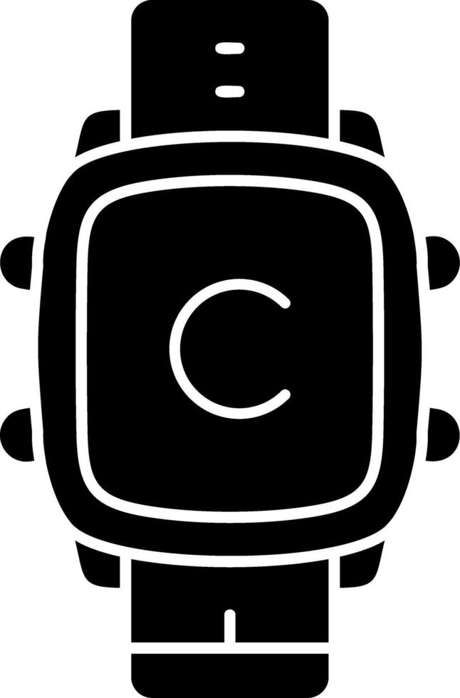 Copyright Protection Alert on Smart Watch vector