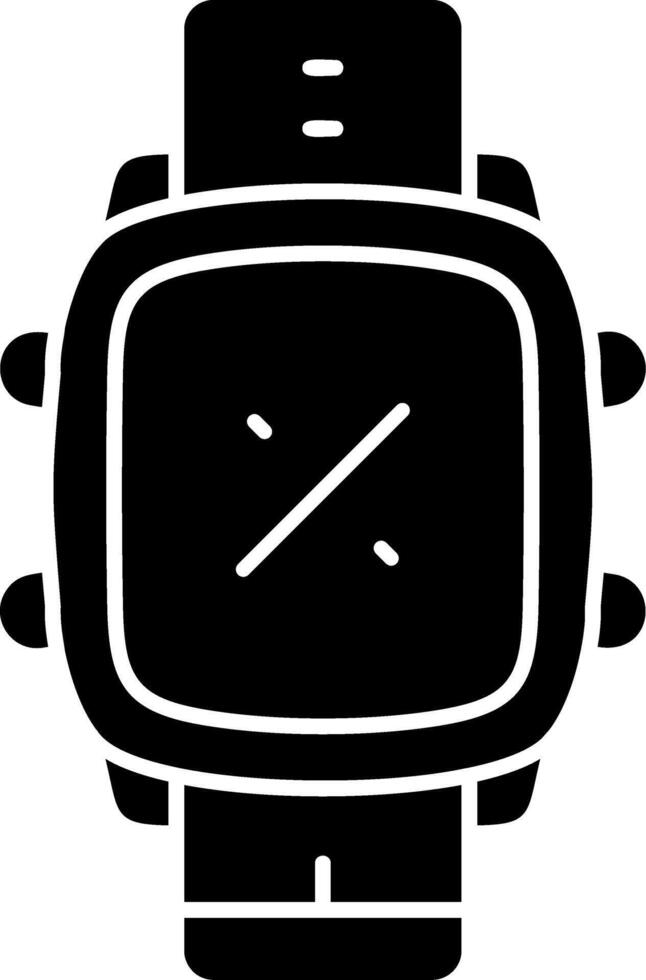 Smart Watch Battery Percentage Indicator vector