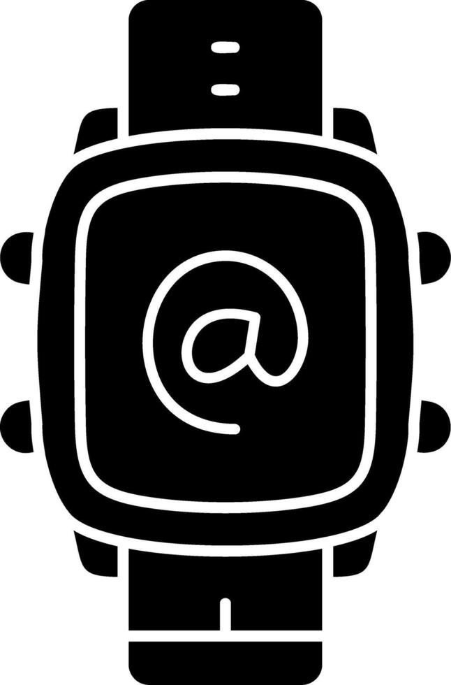 Smart Watch At Symbol Communication vector