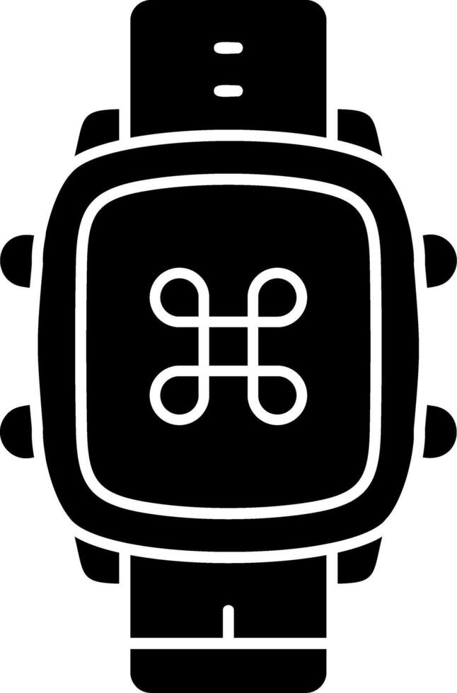 Voice Command Feature on Smart Watch vector