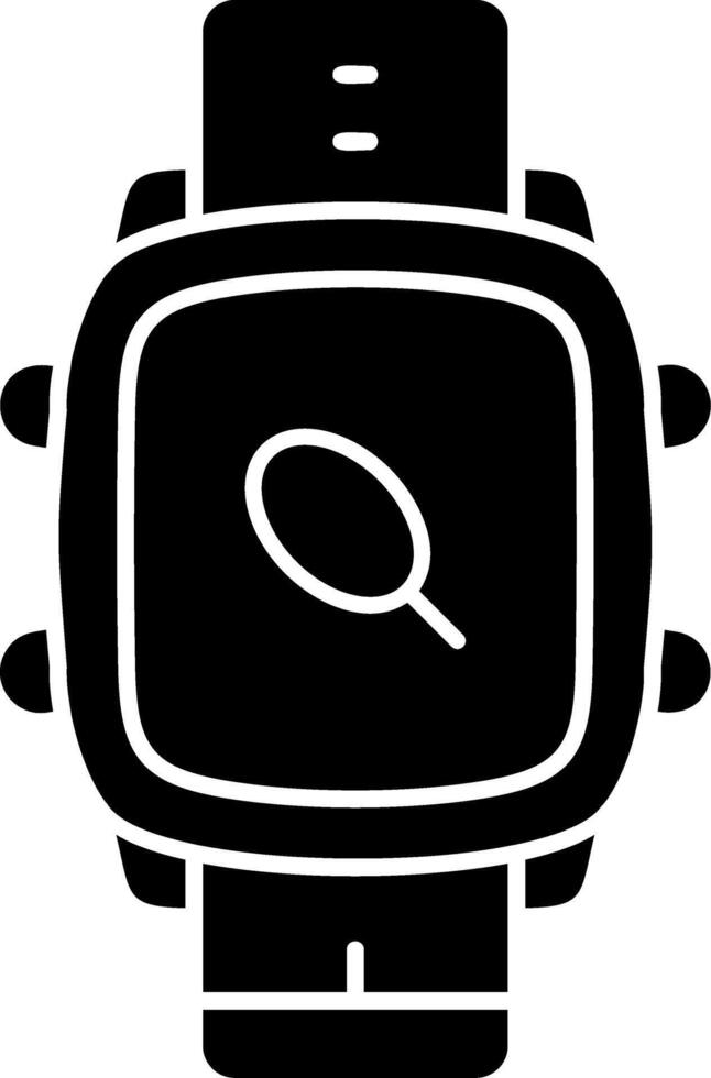 Push Pin Reminder Icon on Smart Watch vector