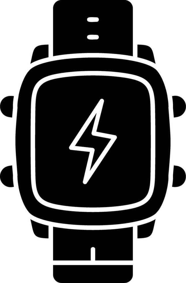Smart Watch Current Weather Display vector