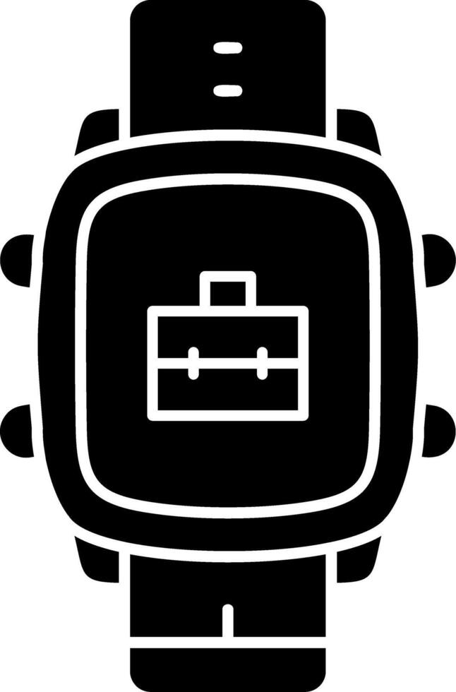 Smart Watch Briefcase Work Mode Tool vector