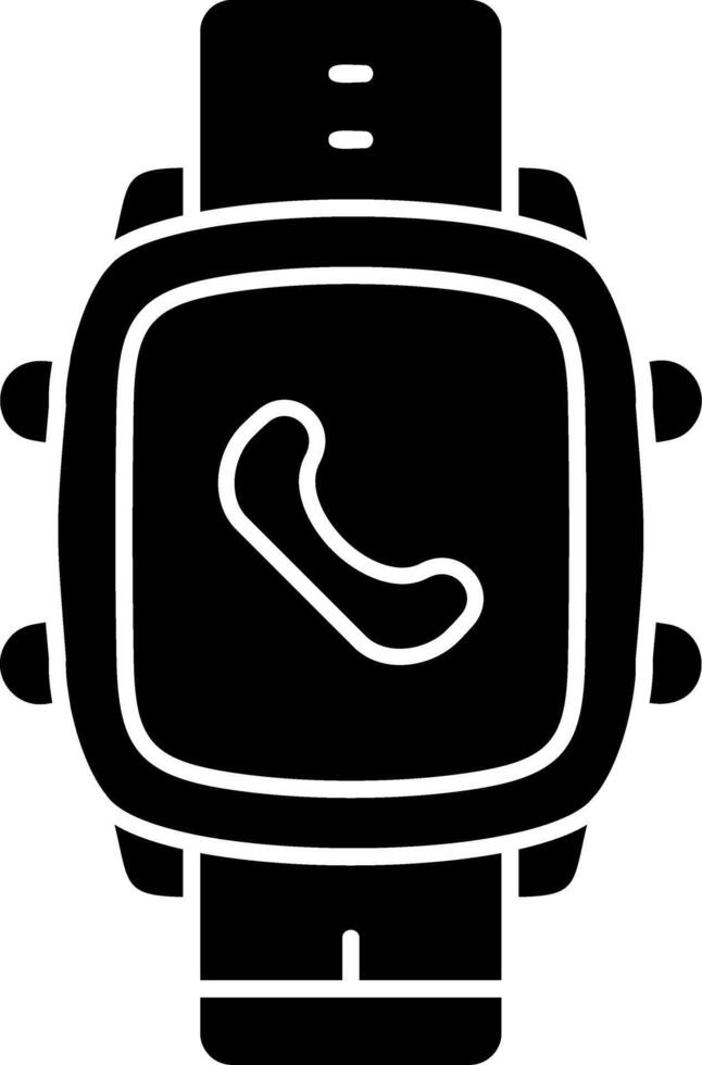 Phone Call Access from Smart Watch vector