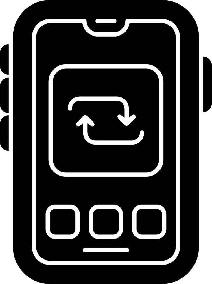 Repeat Refresh Cycle Icon vector