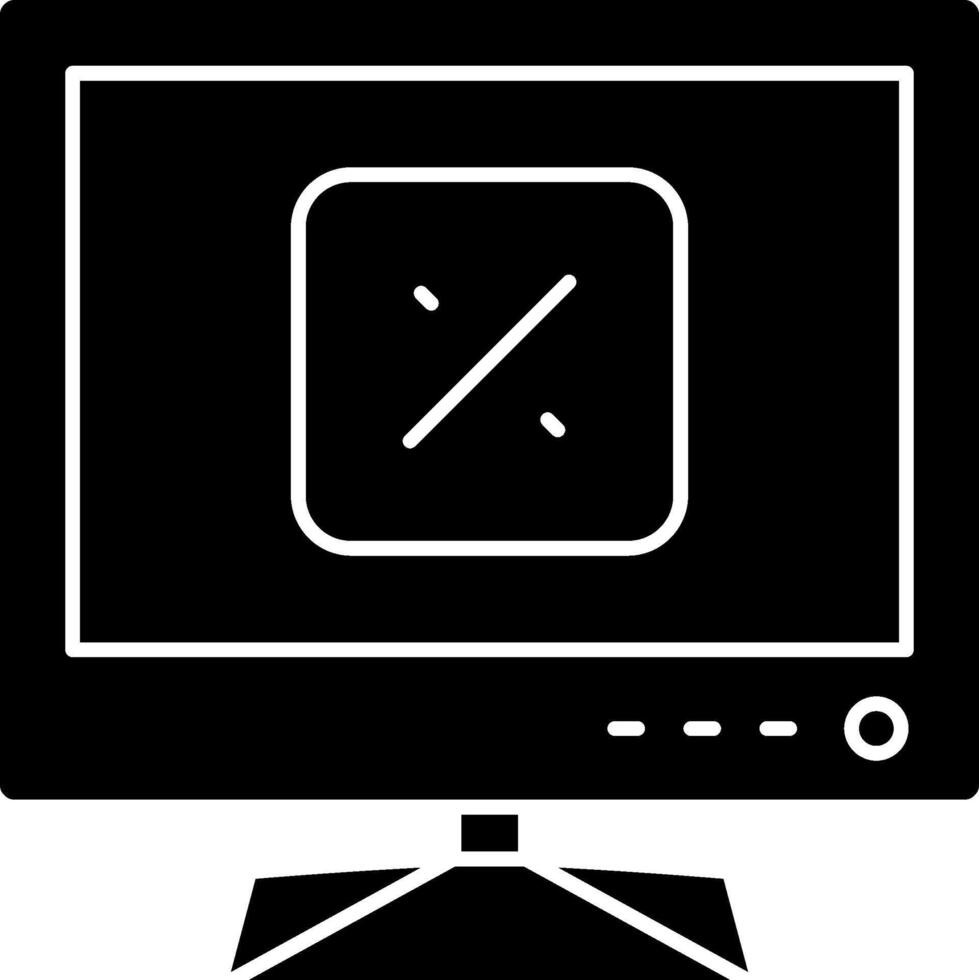 Smart TV Viewing Percentage Status vector