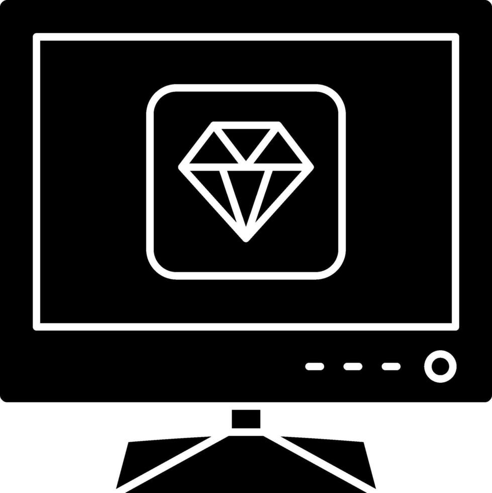 Smart TV Diamond Premium Feature vector
