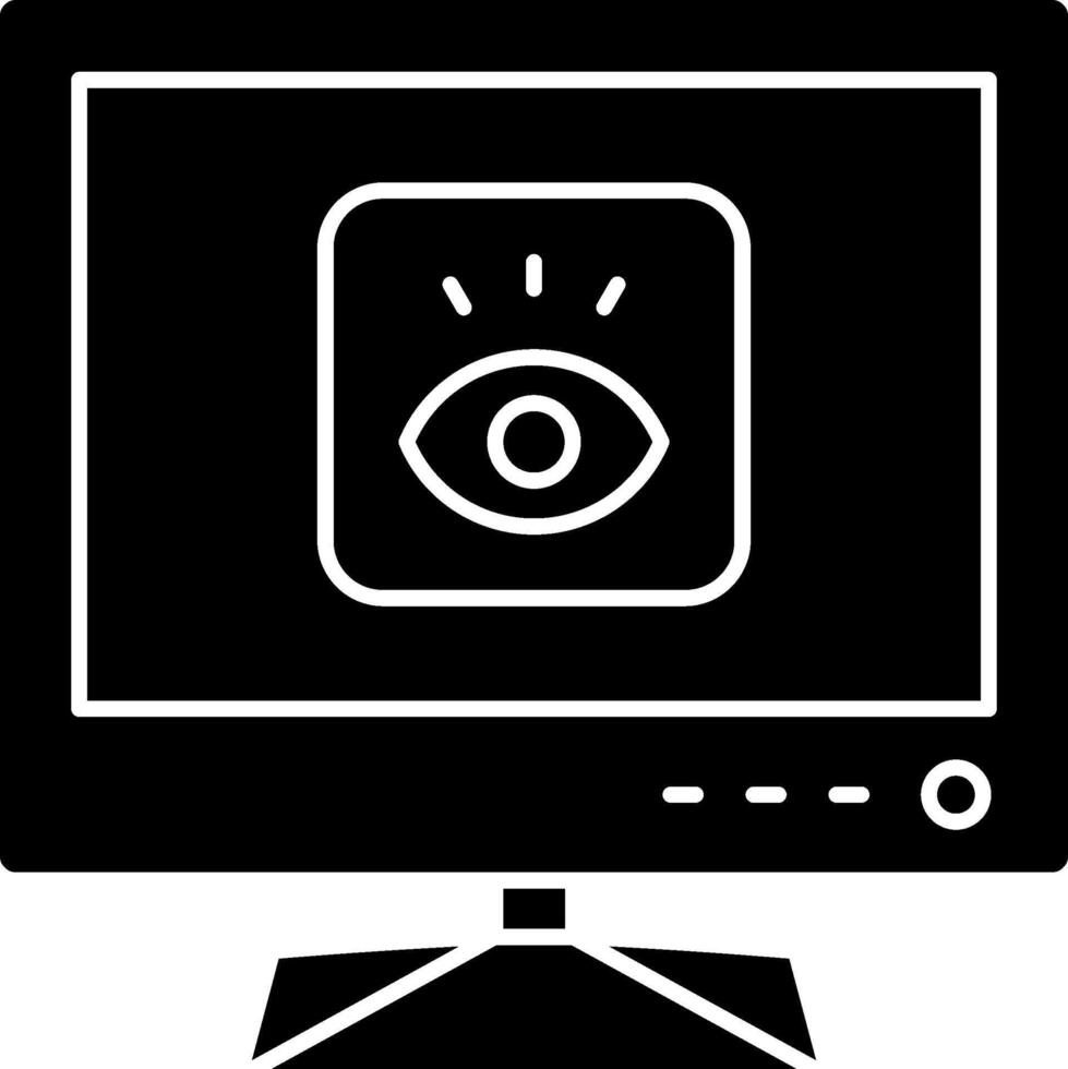 View Content on Smart Television vector
