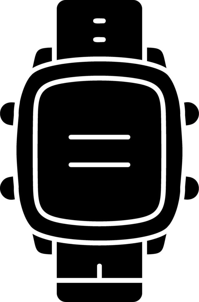 Equalizer Settings on Smart Watch Interface vector