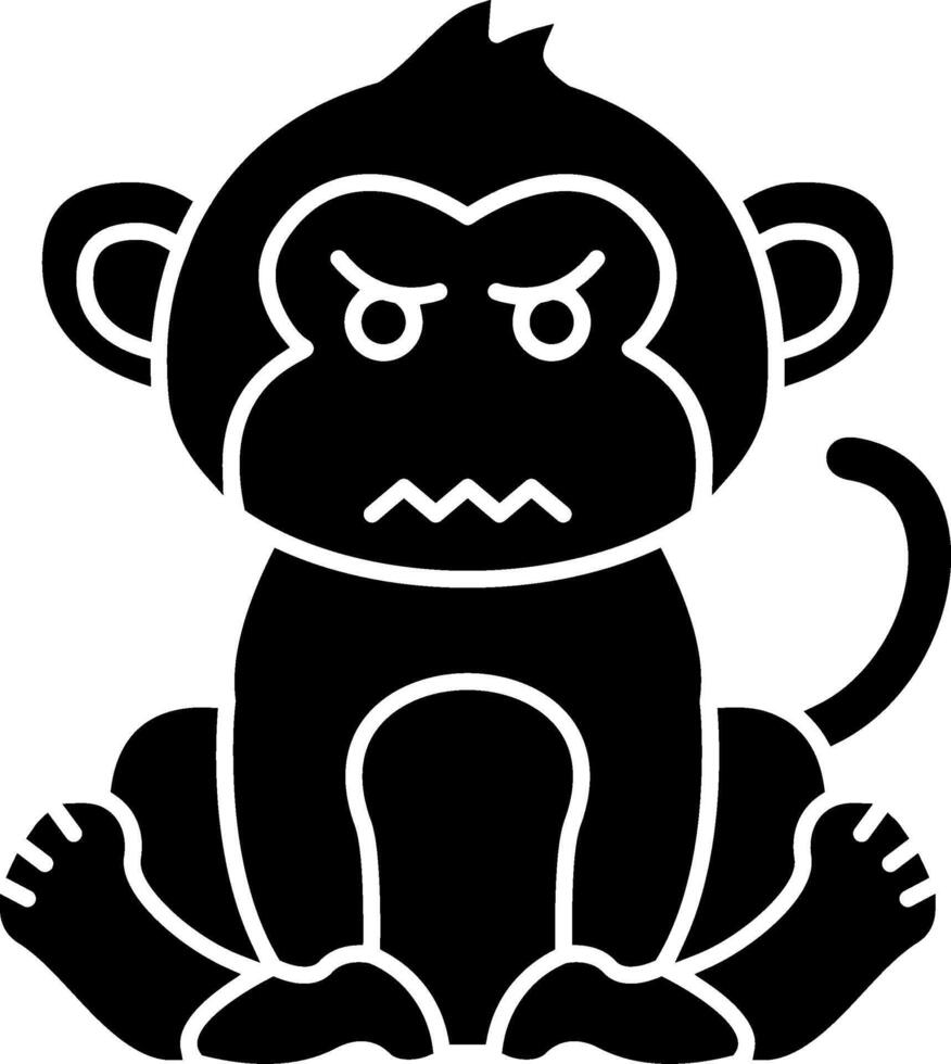 Crying Monkey Tears Solid vector