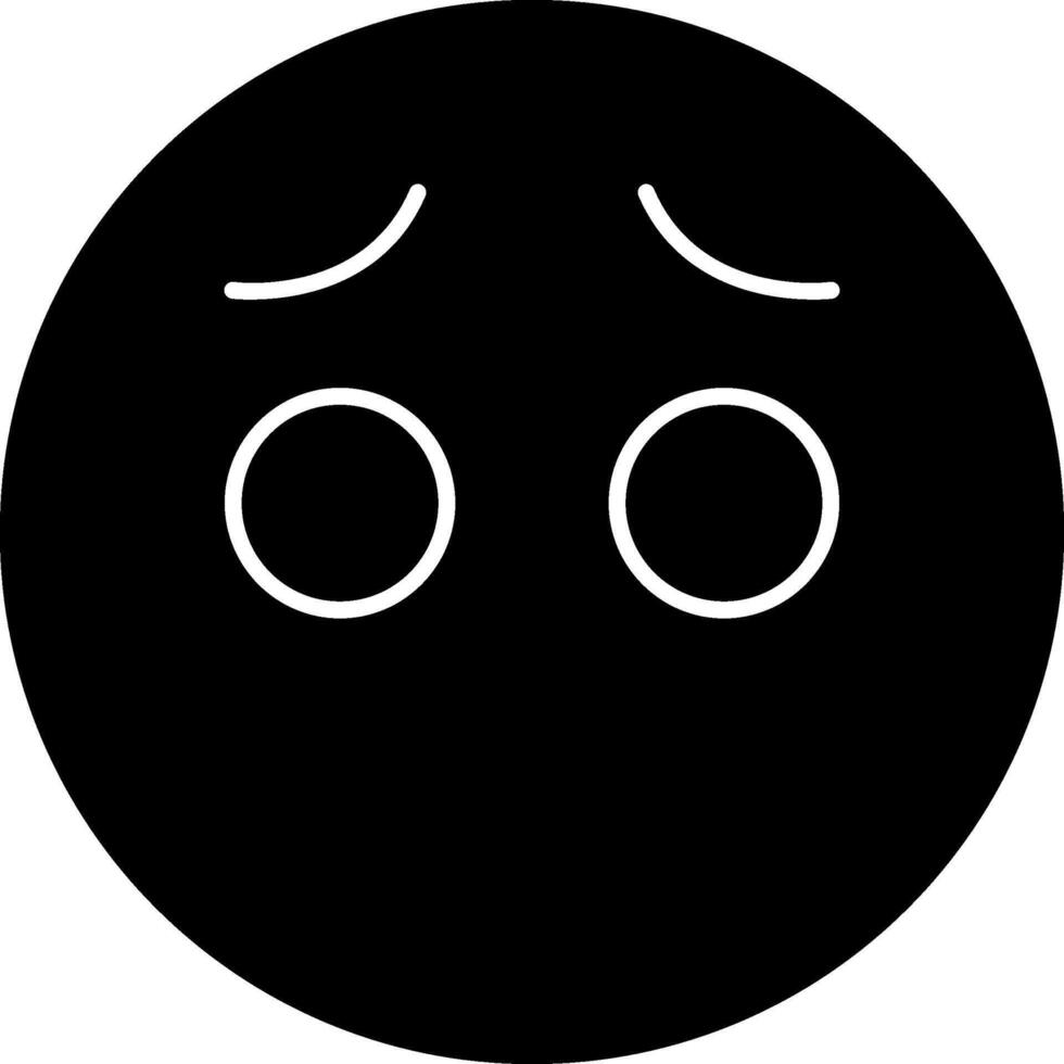 Eyeem Expression Emoji Solid Clipart vector