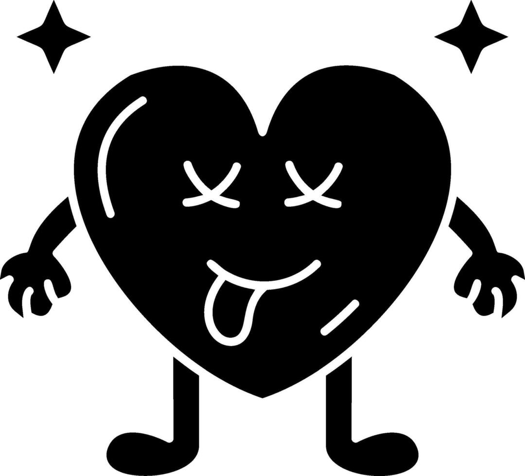 Dead Heart Eyes Solid vector
