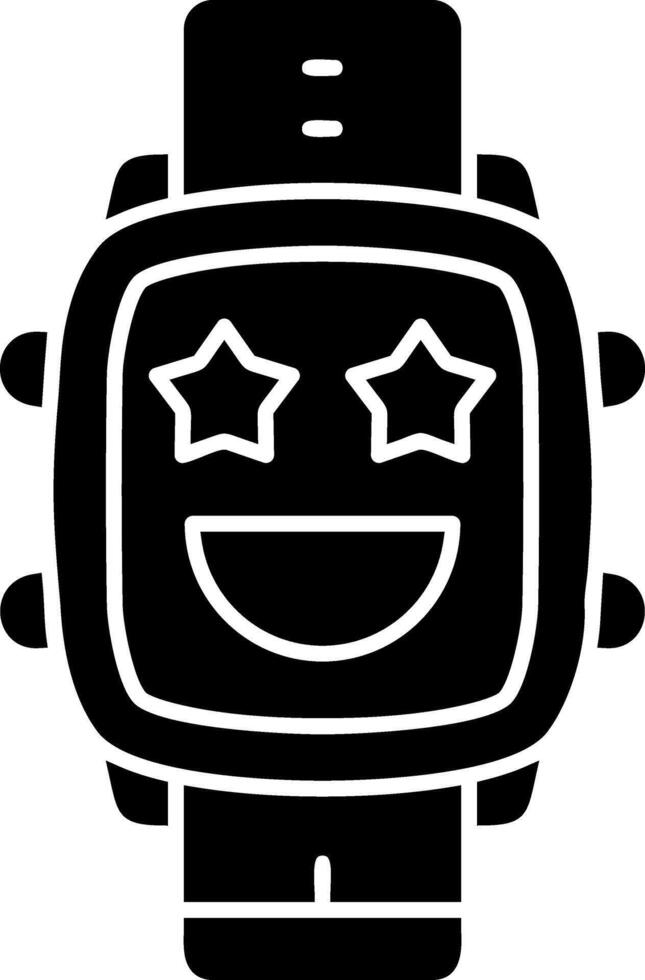 Starstruck emotion solid watch dial vector