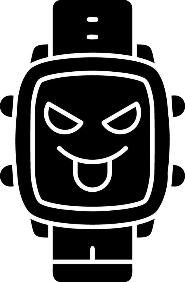 Envy face solid dial watch vector