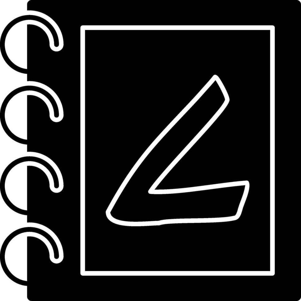 Solid Urdu Number Seven vector