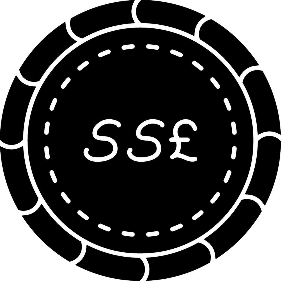 South Sudan coin solid currency vector