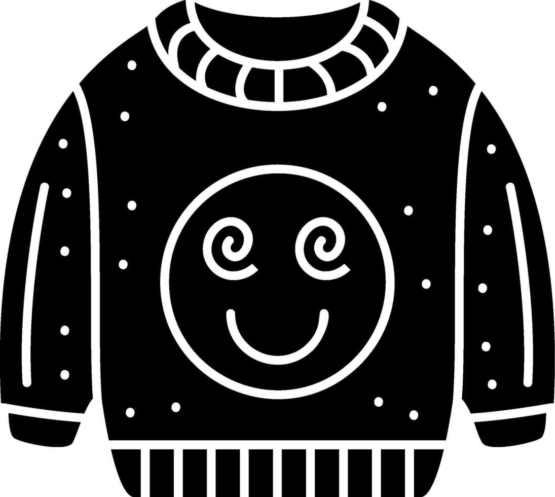 Hypnotized Emoji Sweatshirt Spiral Eyes Solid vector