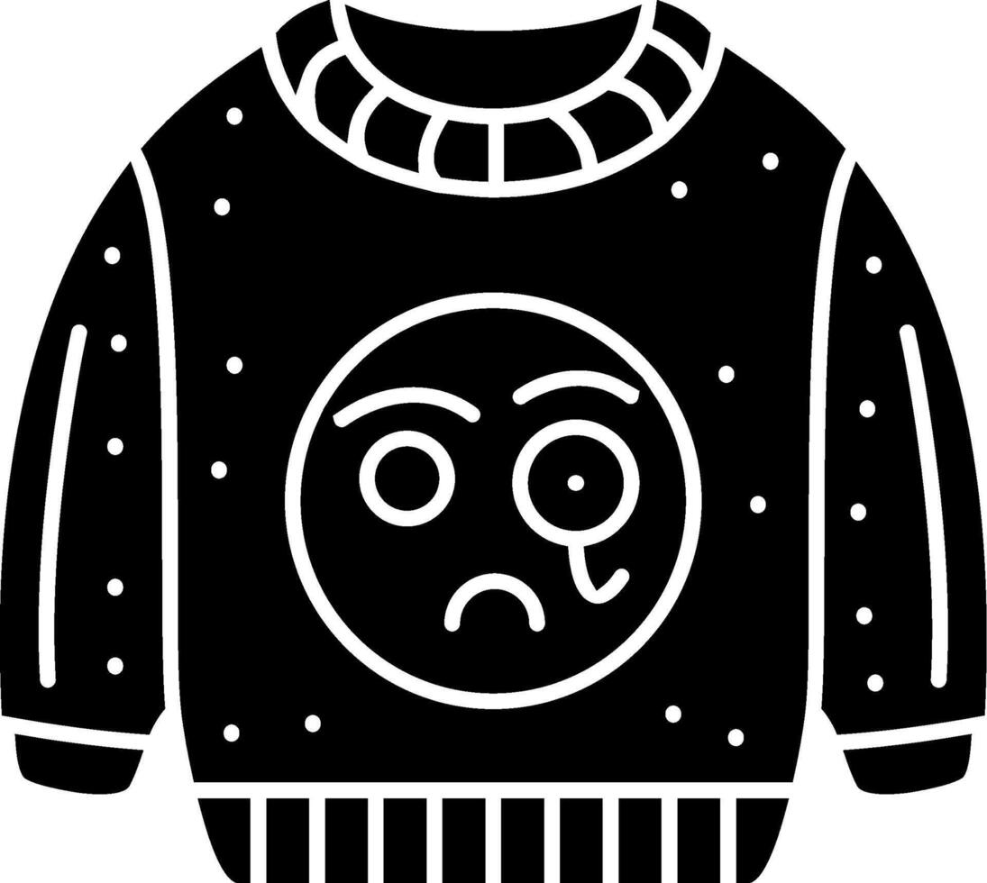 Detective Emoji Sweatshirt With Magnifier Solid vector