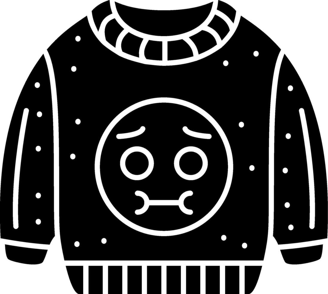 Nauseated Face Emoji Sweatshirt Sick Expression Solid vector