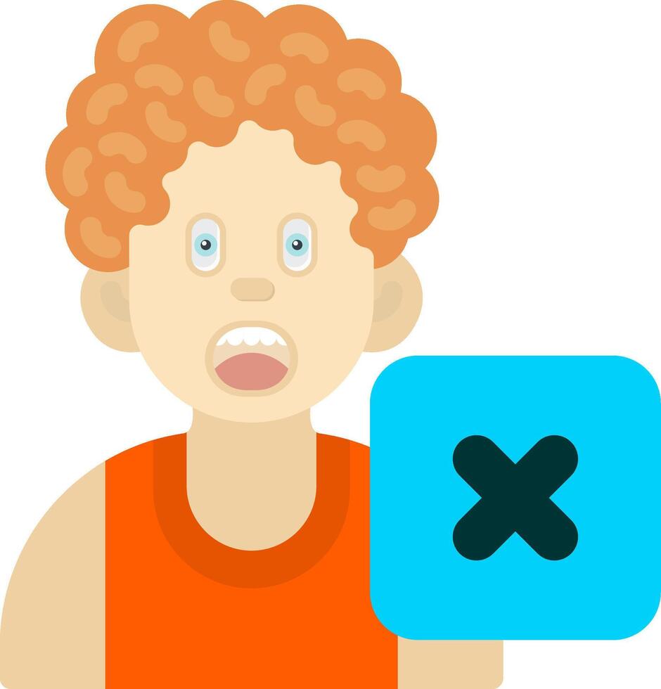 Multiply Icon for Boys Math Education vector