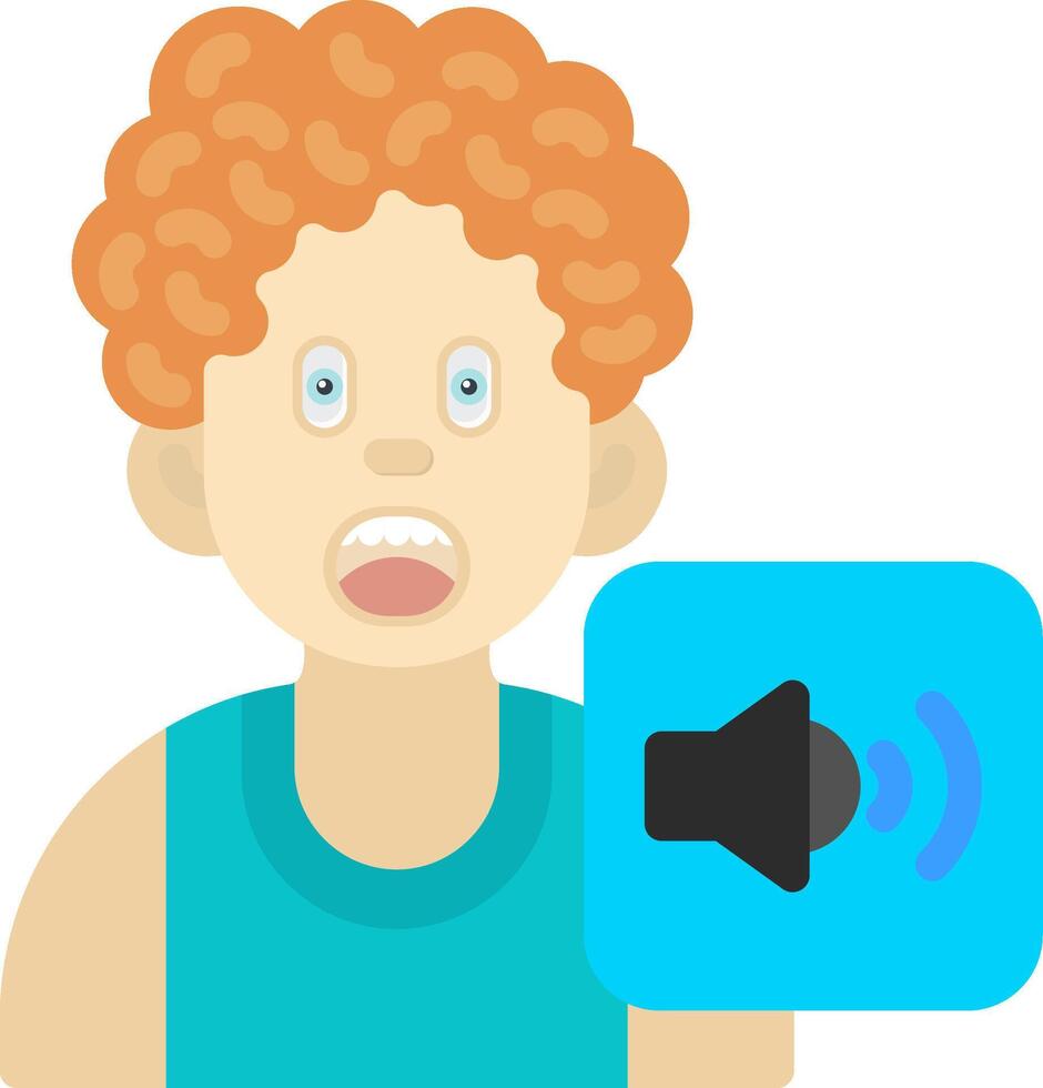 Sound Icon for Boys Audio Settings vector