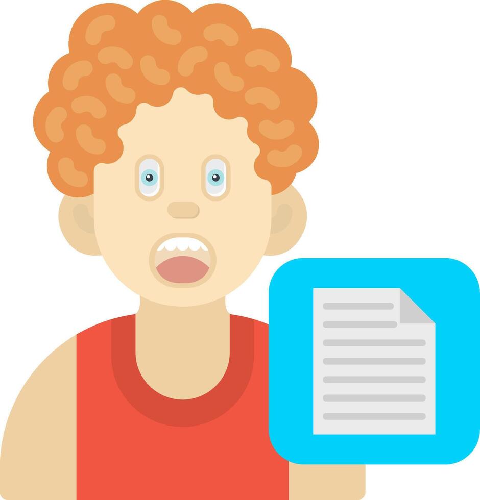 File Icon for Boys Document Viewer vector