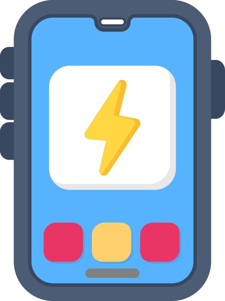 Colourful current icon for energy or system update vector