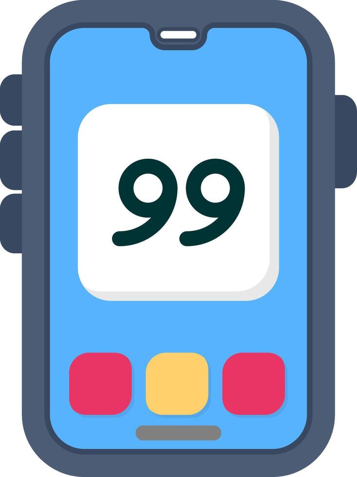 Colourful quotes icon for messages or dialogues vector