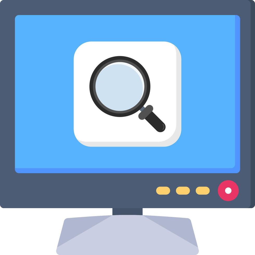 Search Icon for Smart TV Content Discovery vector