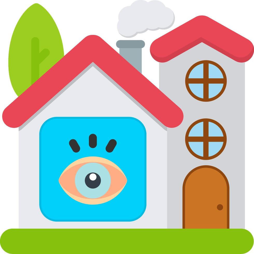 View Icon for Live Home Camera Feed vector