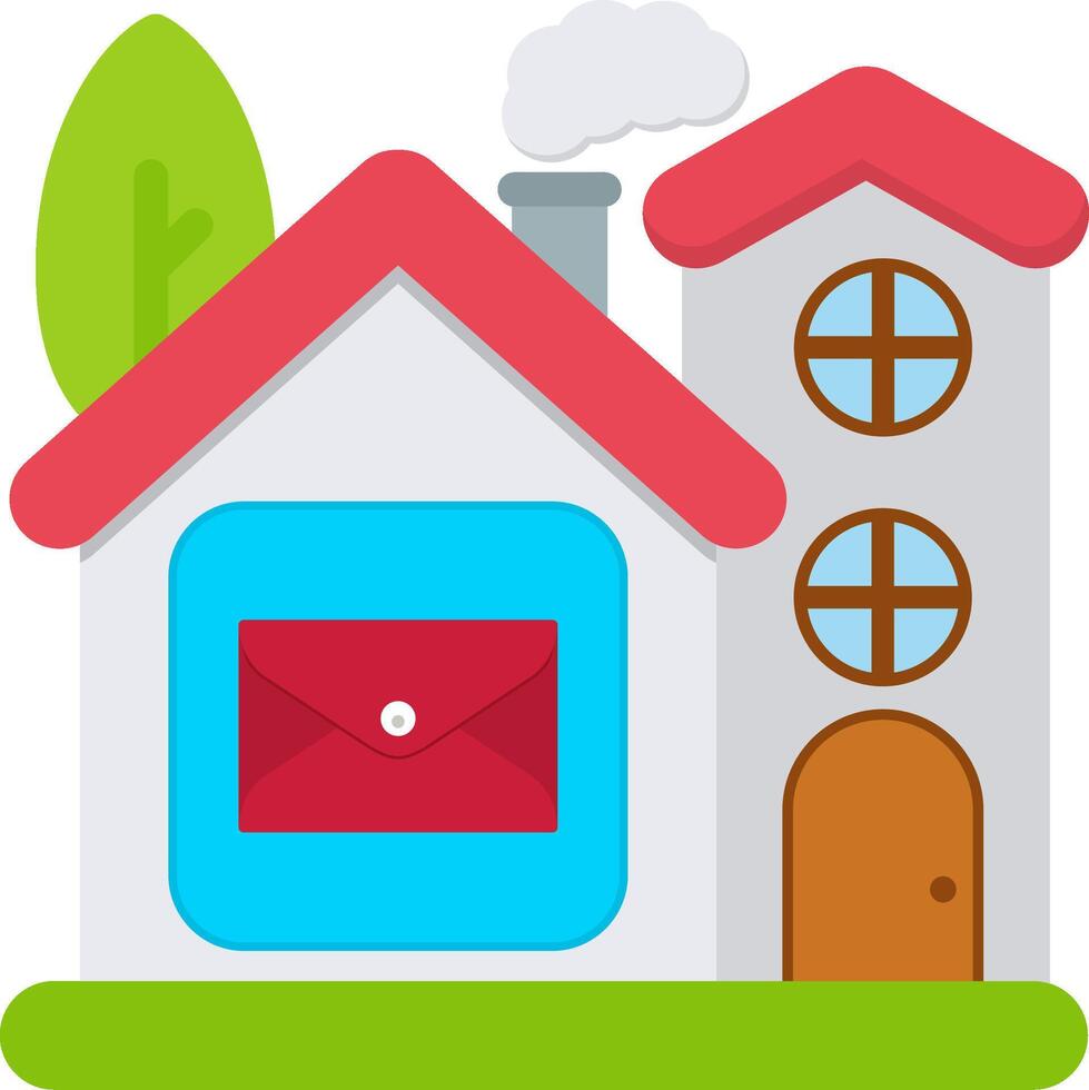 Email Icon for Smart Home Communication vector