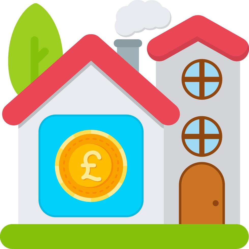 Pound Icon for Currency in Smart Billing vector
