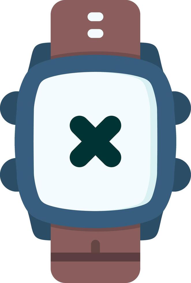 Multiply Icon in Colors for Smartwatch Math App vector