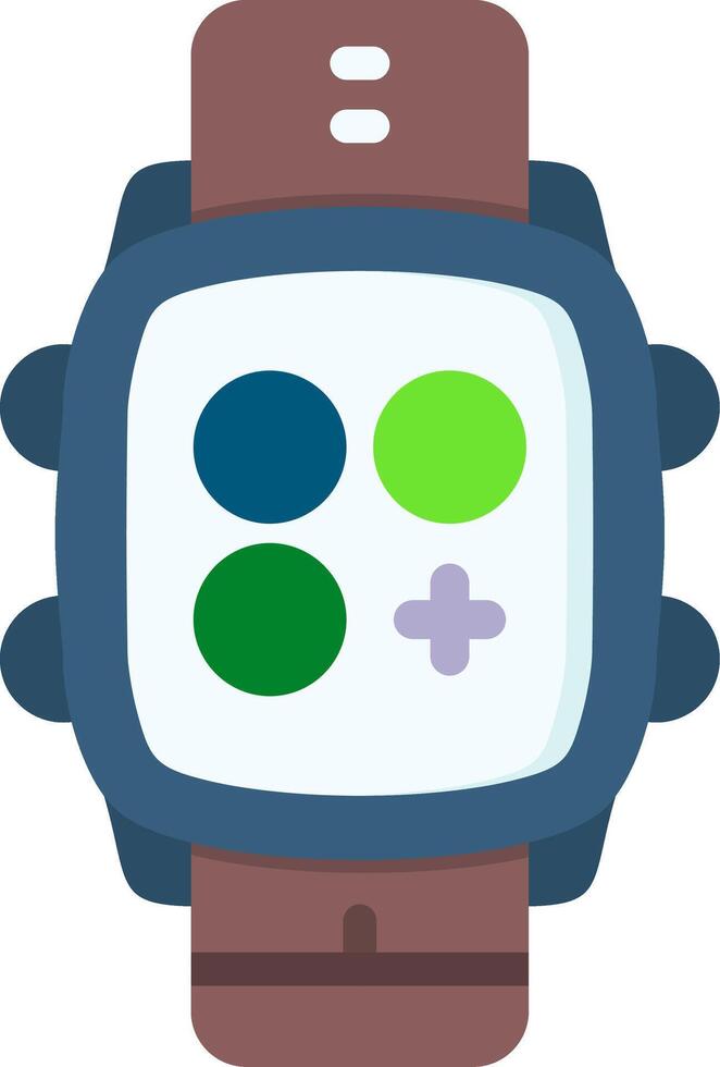 Colorful App Icon Interface for Smartwatch Apps vector
